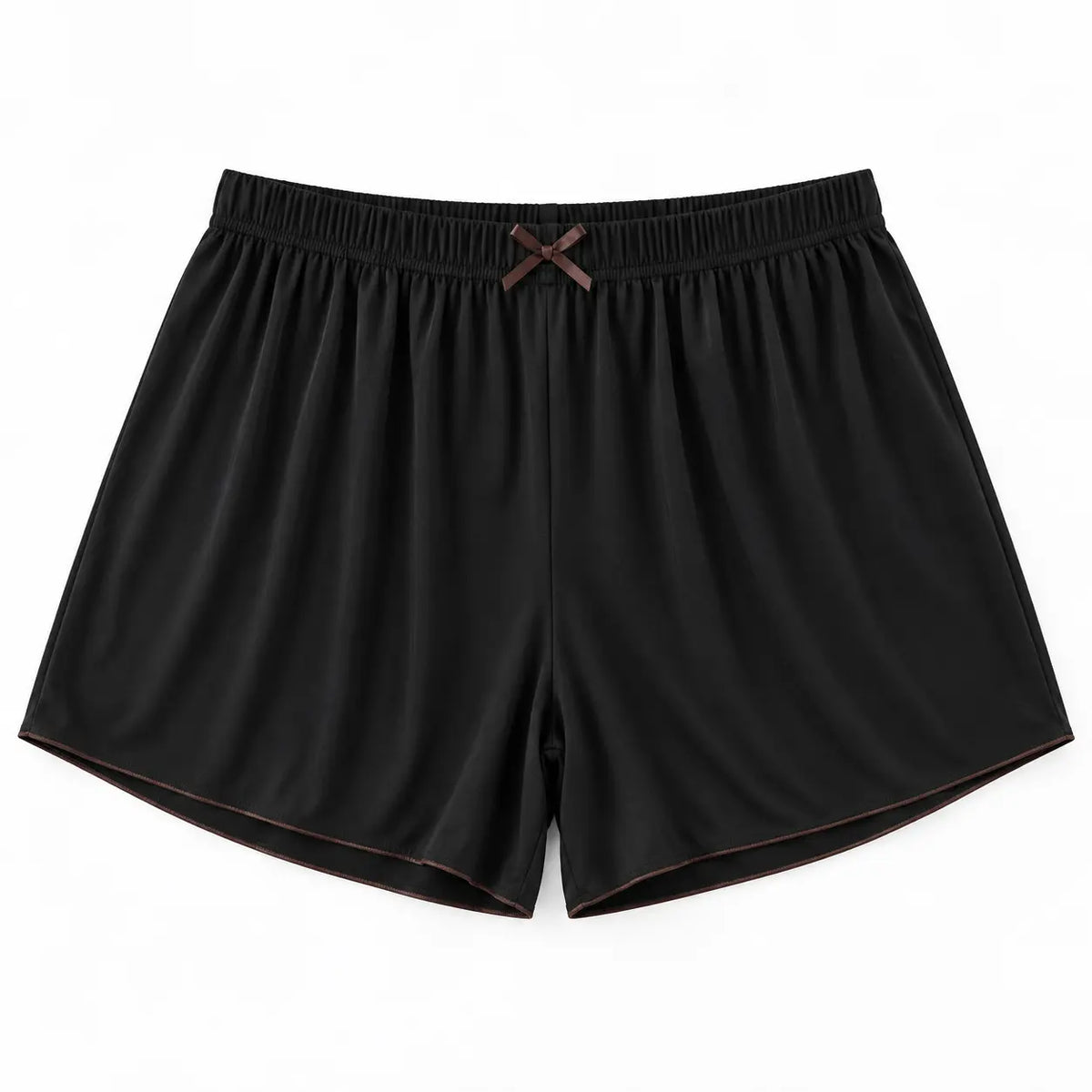 Pyjama En Soie De Glace Taille Élastique coloris noir | le Juste Pyjama