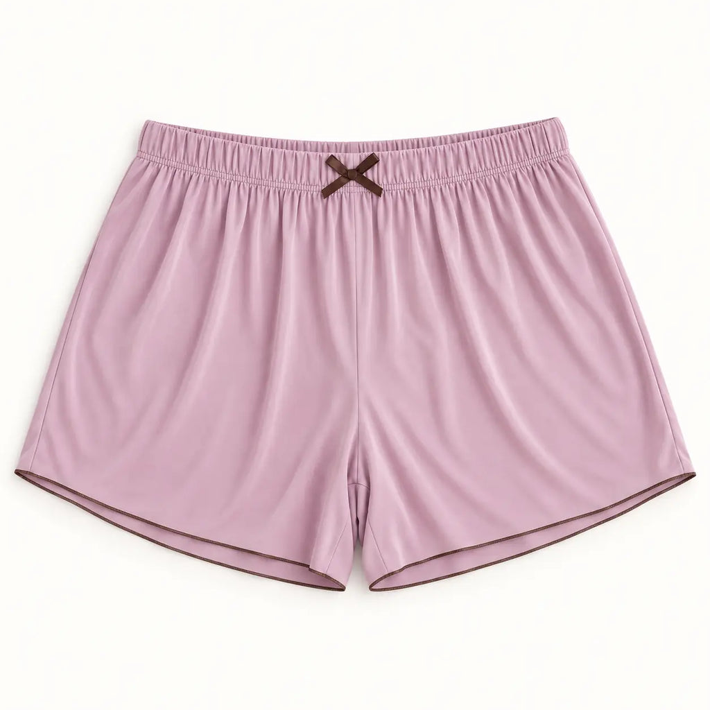 Pyjama En Soie De Glace Taille Élastique – vue 4 | le Juste Pyjama