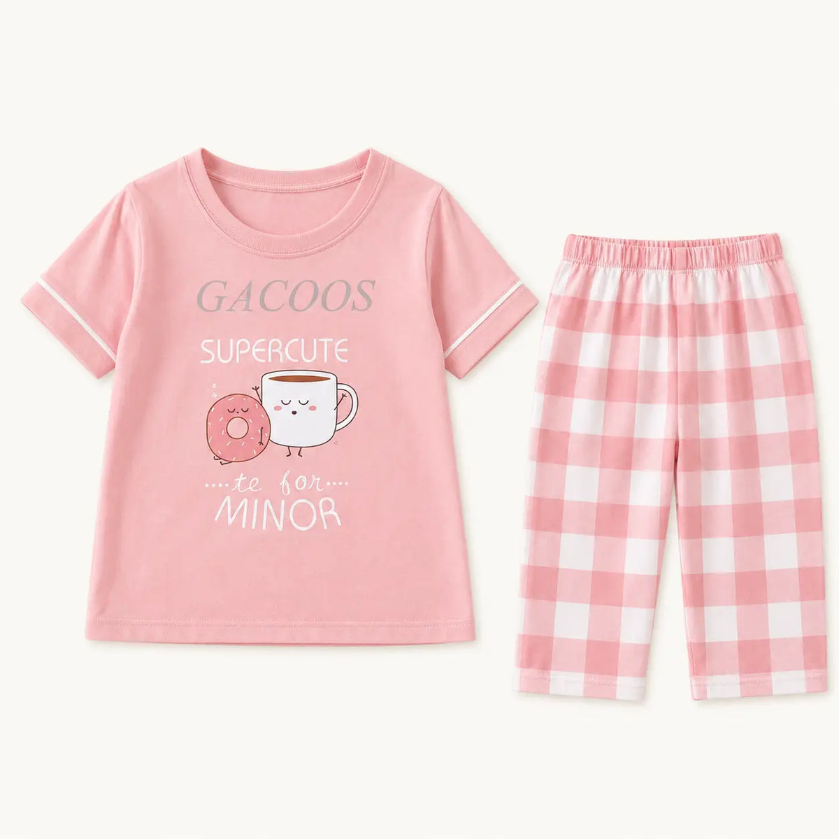 Pyjama Enfant Ado Coton Manches Courtes Été – vue 7 | le Juste Pyjama