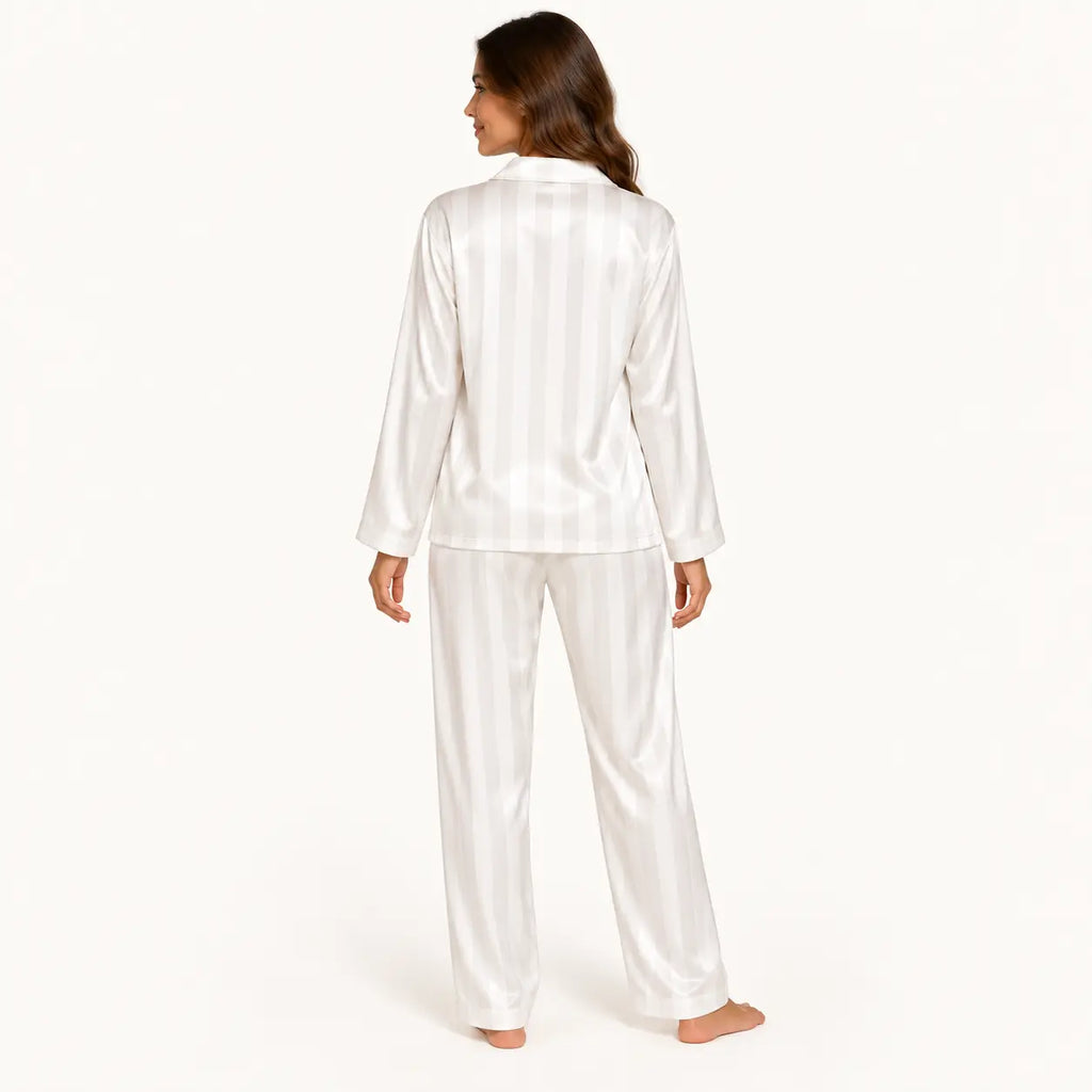 Pyjama Ensemble En Satin – vue 2 | le Juste Pyjama