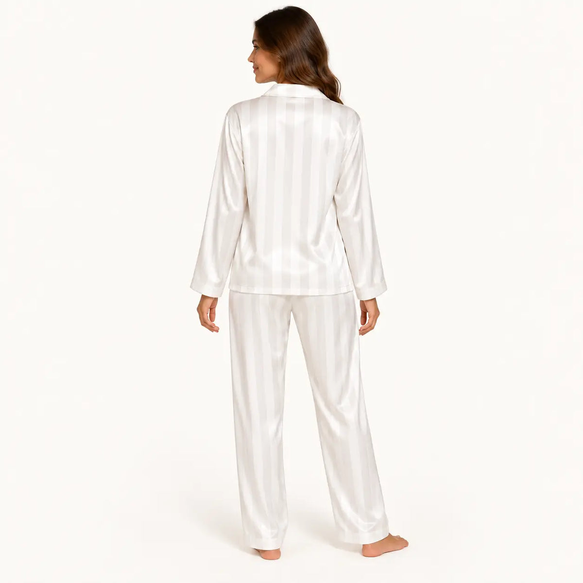 Pyjama Ensemble En Satin – vue 2 | le Juste Pyjama