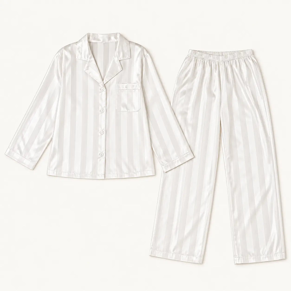 Pyjama Ensemble En Satin – vue 5 | le Juste Pyjama