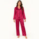 Pyjama Femme En Satin Rayé À Manches Longues | le Juste Pyjama