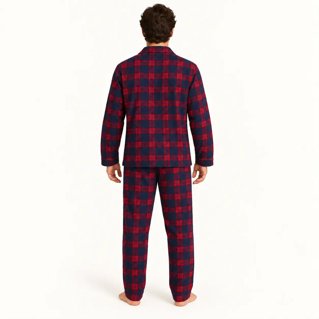 Pyjama Flanelle Coton À Carreaux – vue 2 | le Juste Pyjama