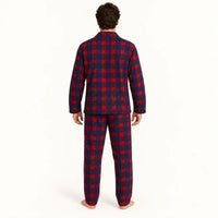 Pyjama Flanelle Coton À Carreaux – vue 2 | le Juste Pyjama