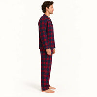 Pyjama Flanelle Coton À Carreaux – vue 3 | le Juste Pyjama