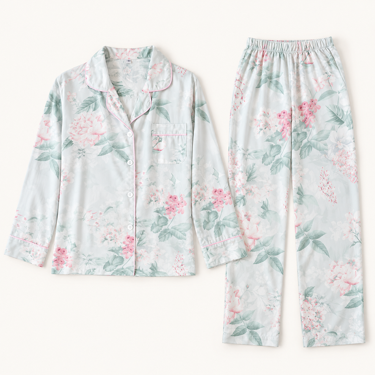 Pyjama Gaze De Coton Floral – vue 5 | le Juste Pyjama