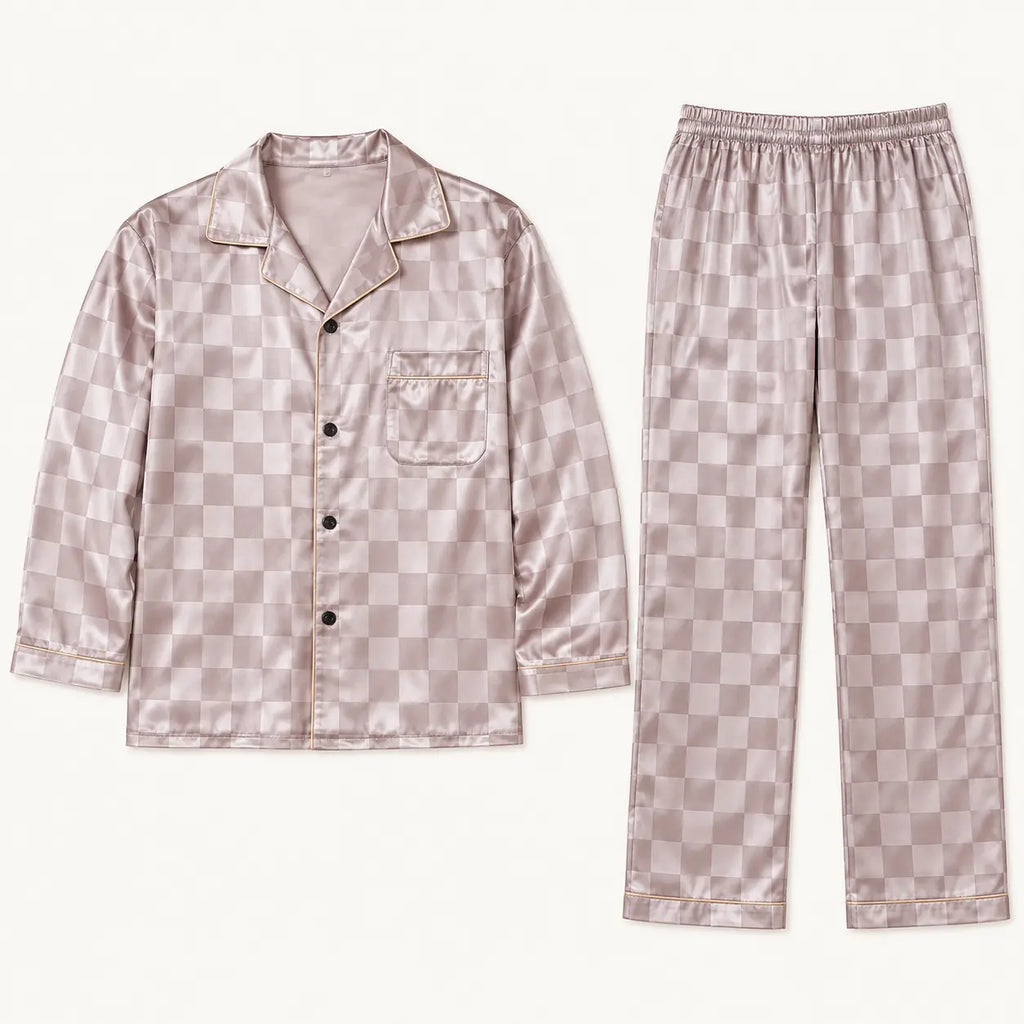 Pyjama Grande Taille Satin – vue 8 | le Juste Pyjama