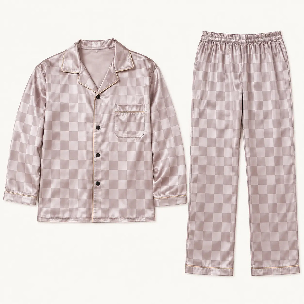 Pyjama Grande Taille Satin – vue 8 | le Juste Pyjama