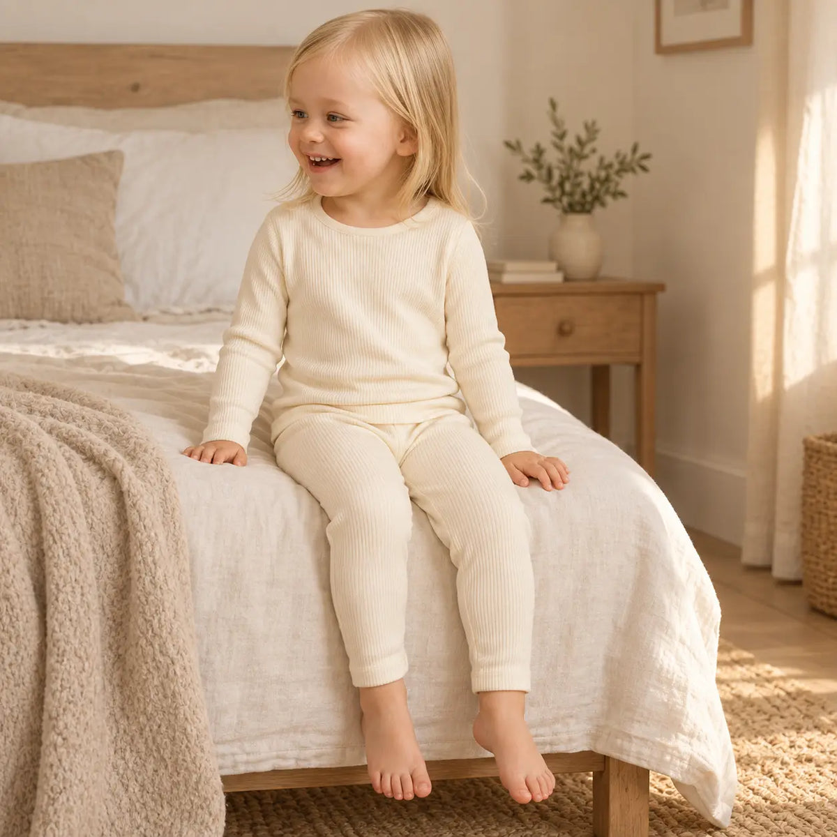 Pyjama Hiver En Coton Côtelé Majoritaire – vue 3 | le Juste Pyjama