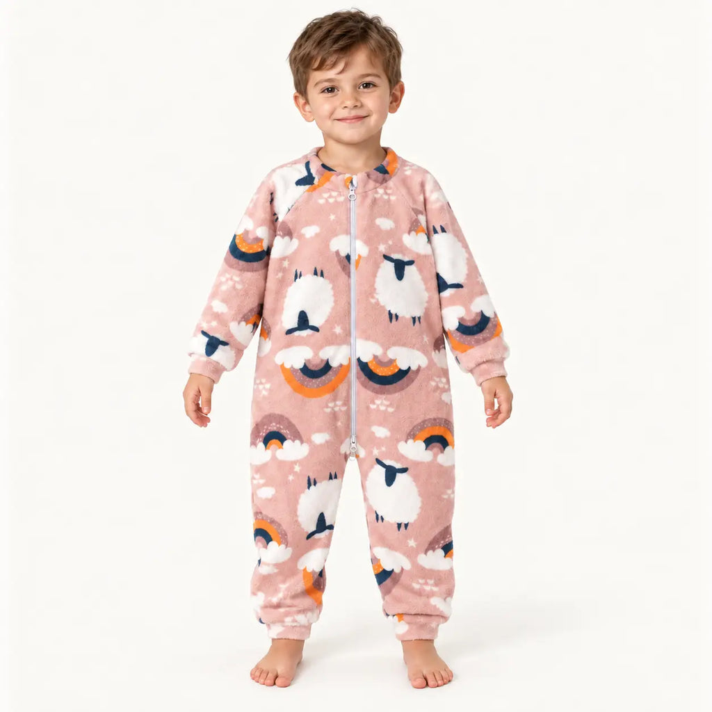 Pyjama Hiver Garcon Combinaison Polaire – vue 2 | le Juste Pyjama