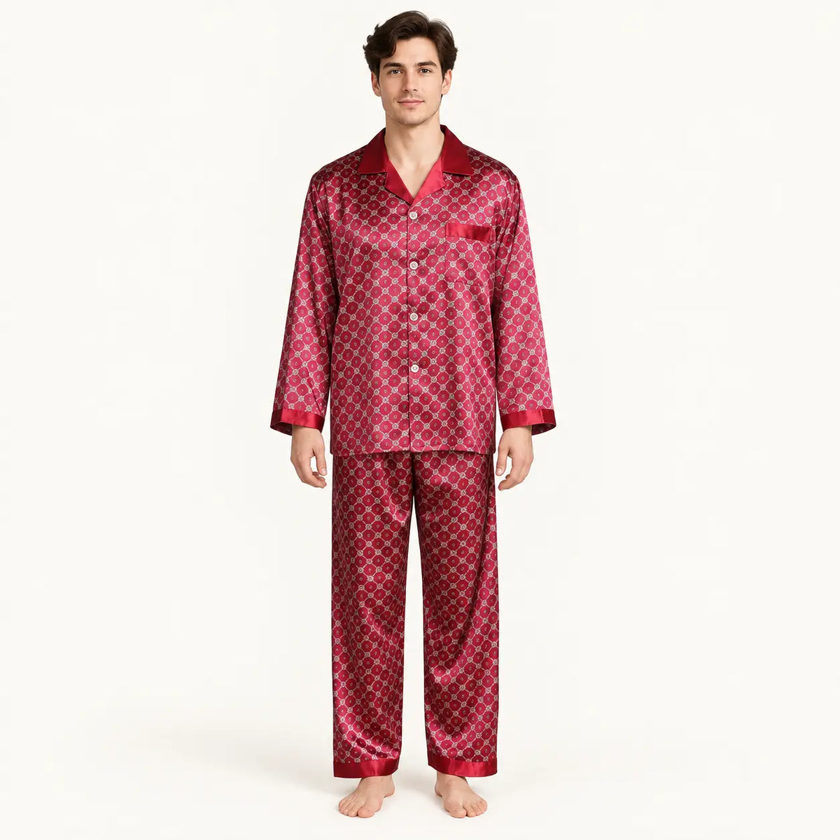 Pyjama Long Homme En Satin | le Juste Pyjama