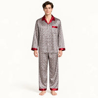Pyjama Long Homme En Satin – vue 7 | le Juste Pyjama