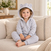 Pyjama Polyester À Capuche Avec Oreilles En Coton – vue 3 | le Juste Pyjama