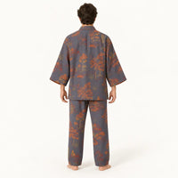 Pyjama Style Kimono Coton – vue 2 | le Juste Pyjama