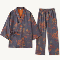 Pyjama Style Kimono Coton – vue 5 | le Juste Pyjama