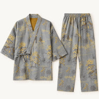 Pyjama Style Kimono Coton – vue 6 | le Juste Pyjama