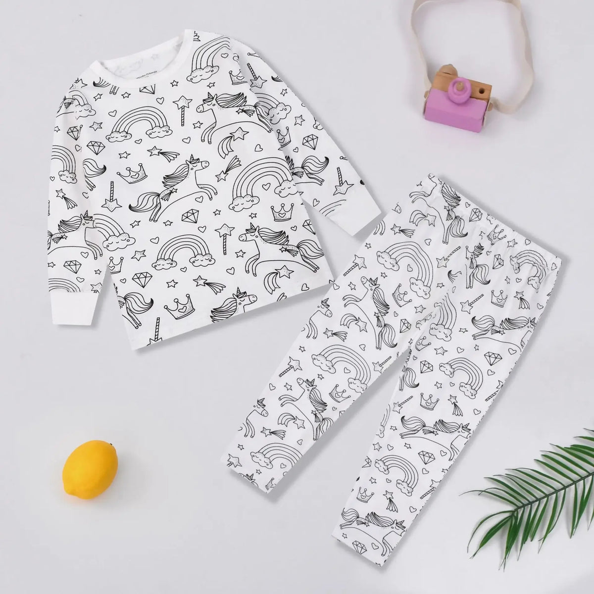 Pyjama À Colorier En Coton – vue 5 | le Juste Pyjama