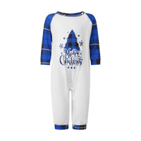 Pyjama De Noël Famille Assorti Sapin Imprimé Bleu – vue 6 | le Juste Pyjama