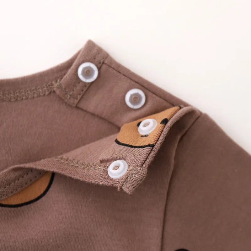 Pyjama Bébé Coton Imprimé Ours Taille Haute – vue 5 | le Juste Pyjama