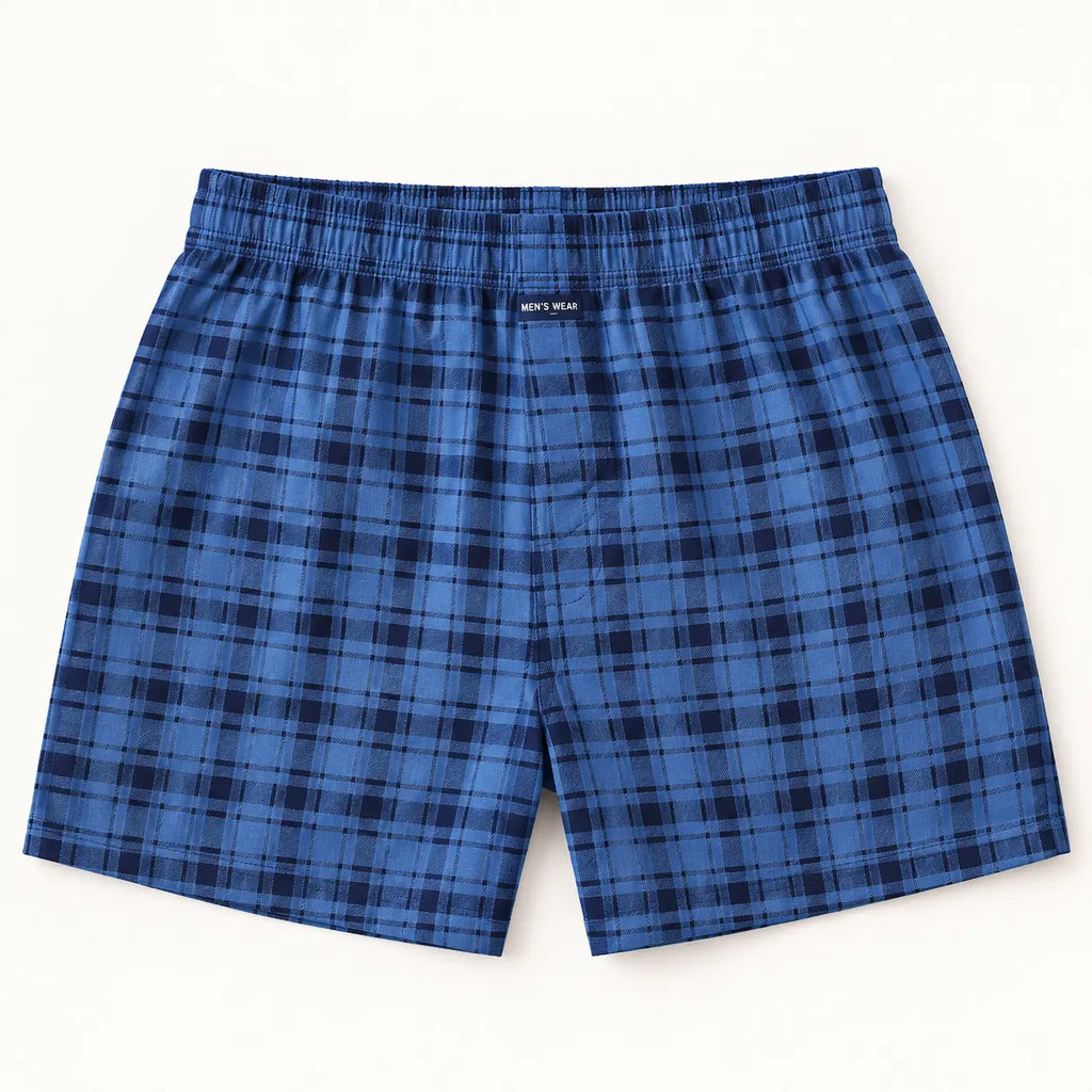 Short De Pyjama En Coton À Carreaux – vue 4 | le Juste Pyjama