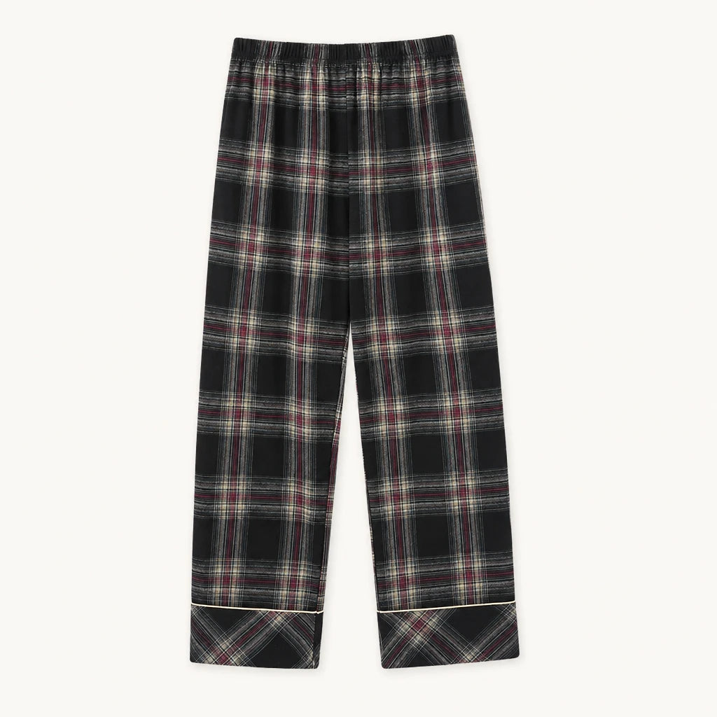 Bas De Pyjama Pantalon Homme En Coton À Carreaux