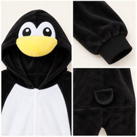 Combinaison Pyjama Pingouin Enfant À Capuche