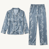 Ensemble De Pyjama Floral Satin Imprimé