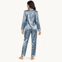 Ensemble De Pyjama Floral Satin Imprimé