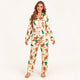 Ensemble De Pyjama Imprimé De Noël Aspect Satiné