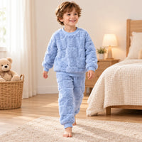 Pyjama Bleu En Flanelle
