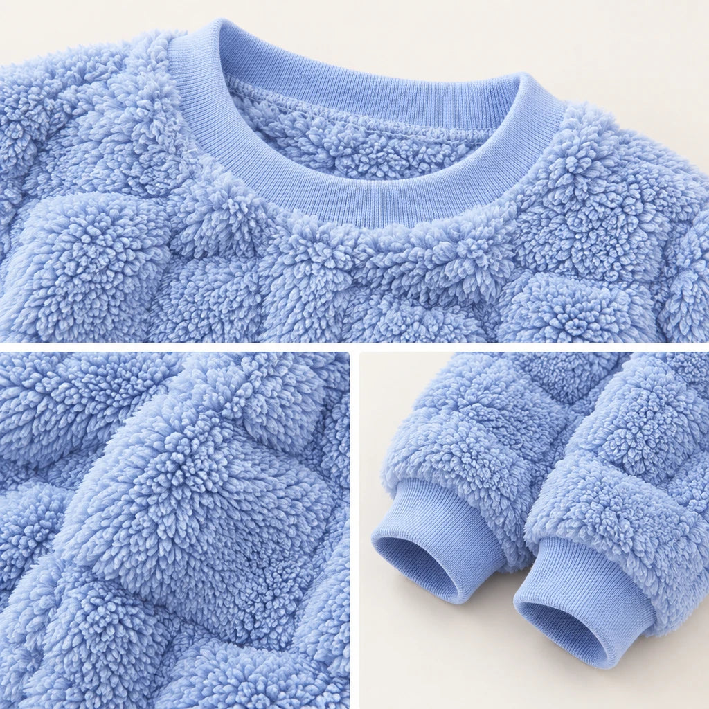 Pyjama Bleu En Flanelle