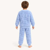 Pyjama Bleu En Flanelle