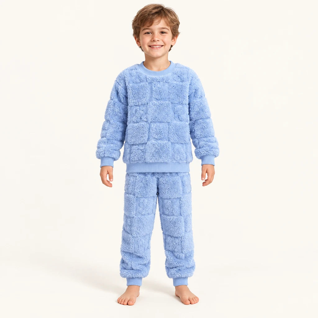 Pyjama Bleu En Flanelle