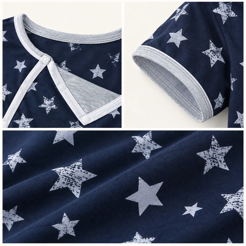 Pyjama Chemise De Nuit De Maternité D'Allaitement
