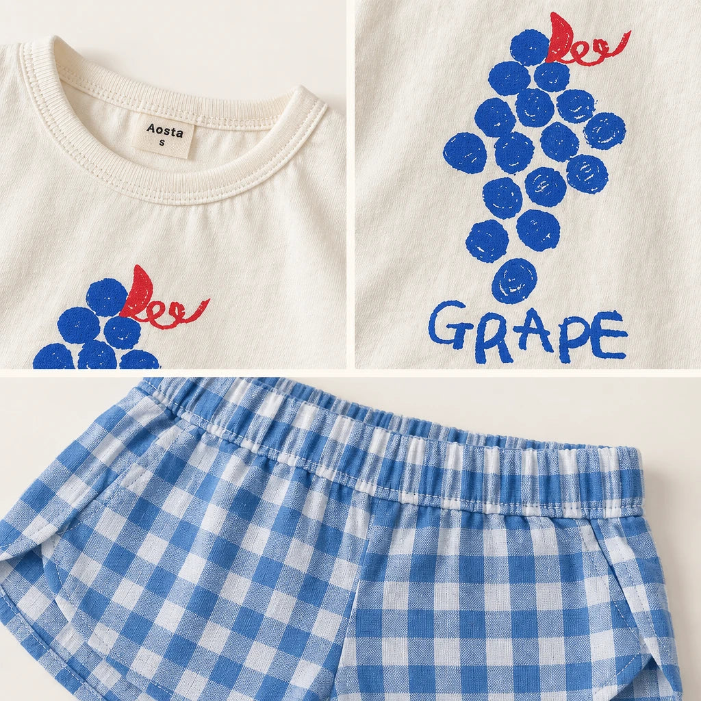 Pyjama Coton Imprimé Fruits