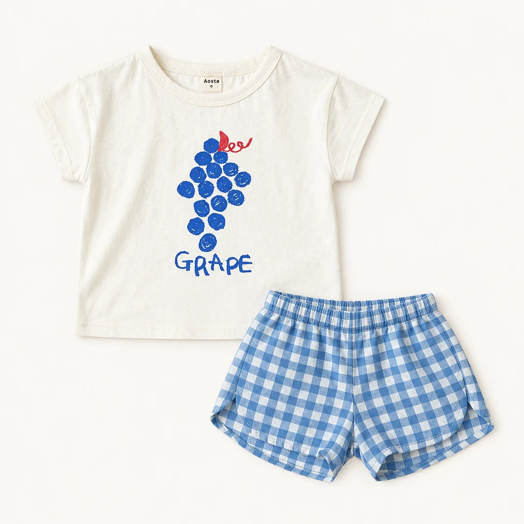 Pyjama Coton Imprimé Fruits