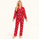 Pyjama De Noël Rouge Femme