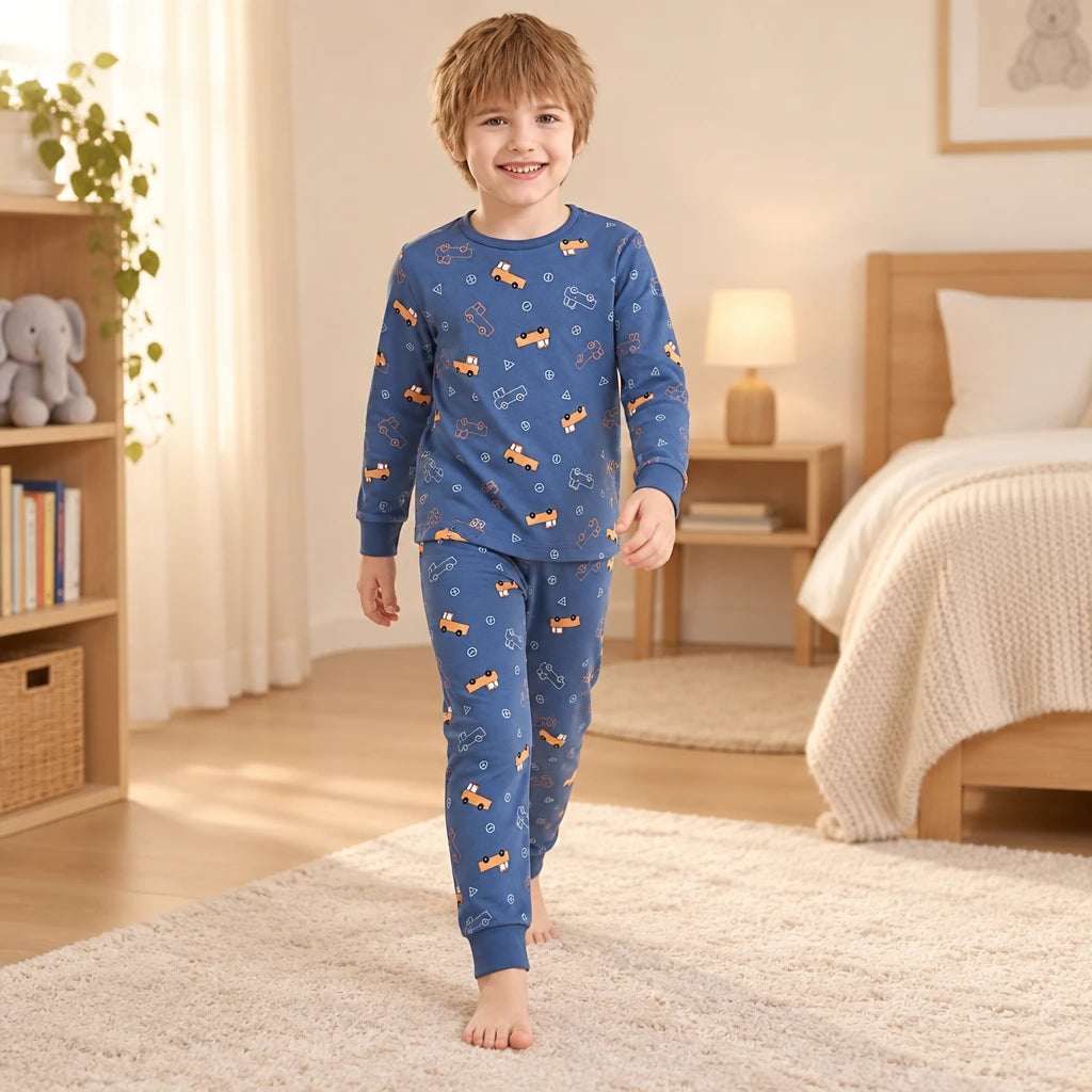 Pyjama En Coton Motif Voitures Image