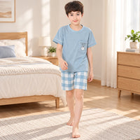 Pyjama Enfant Ado Coton Manches Courtes Été