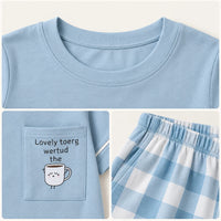 Pyjama Enfant Ado Coton Manches Courtes Été