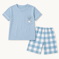 Pyjama Enfant Ado Coton Manches Courtes Été