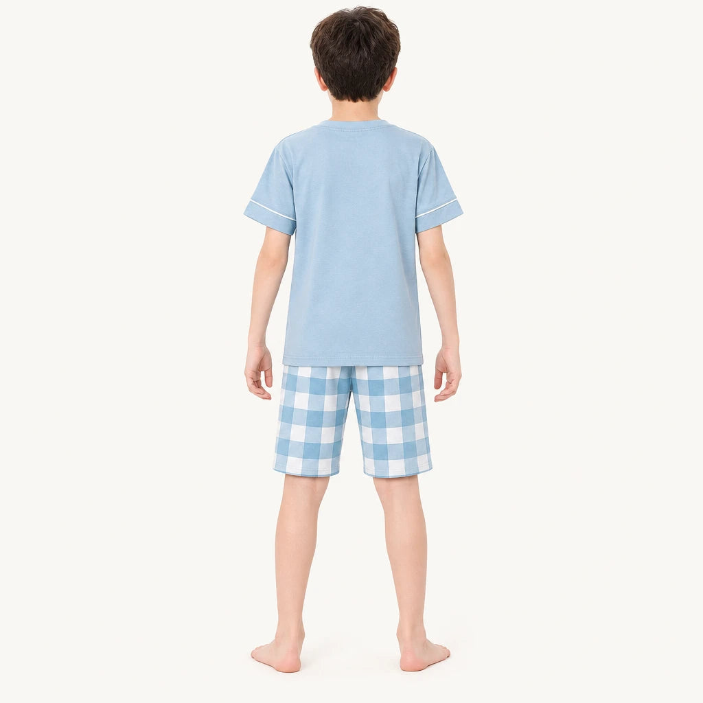 Pyjama Enfant Ado Coton Manches Courtes Été