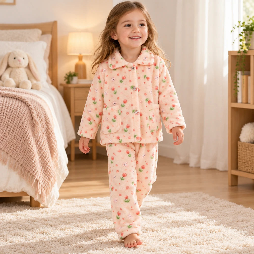 Pyjama Enfant En Flanelle Polaire