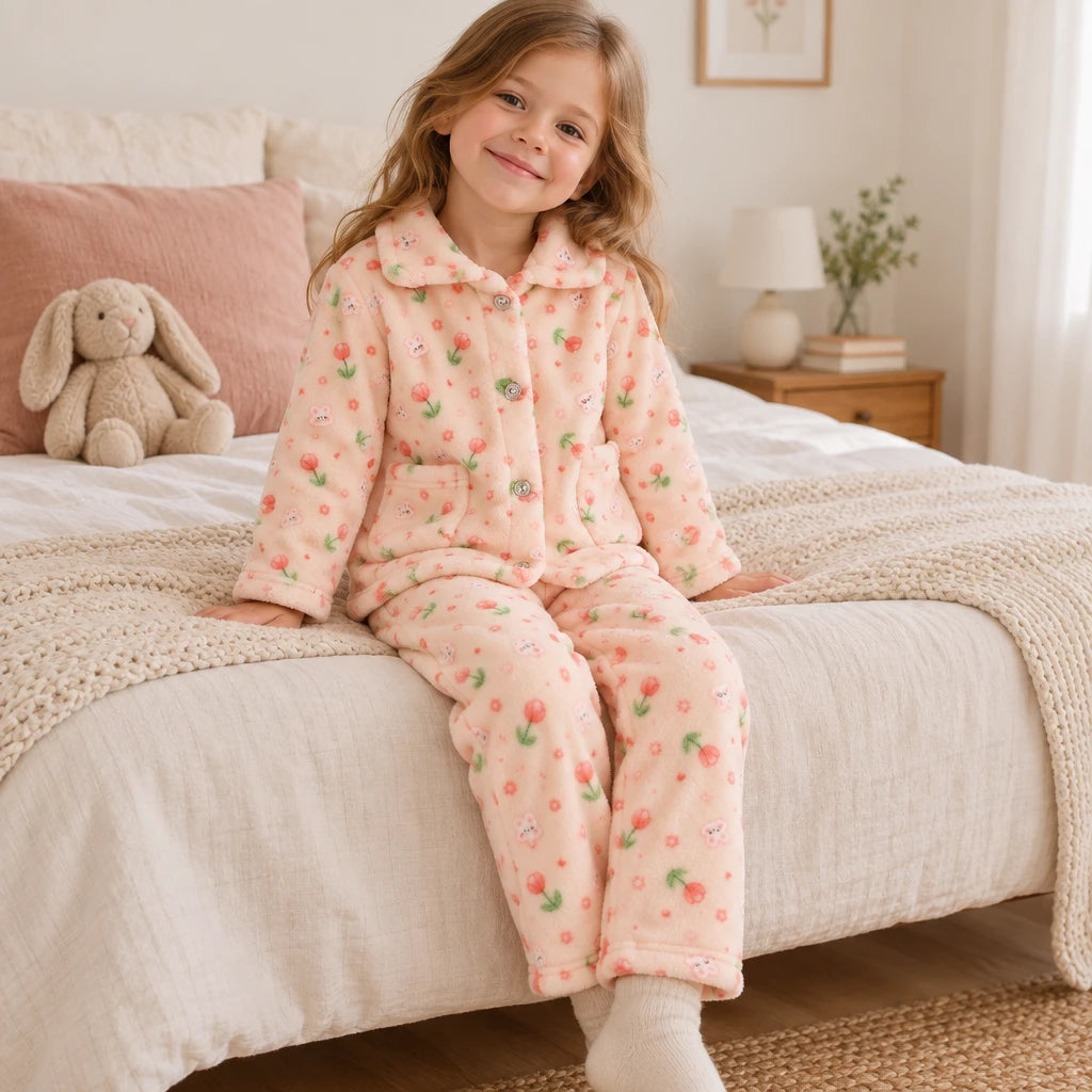 Pyjama Enfant En Flanelle Polaire