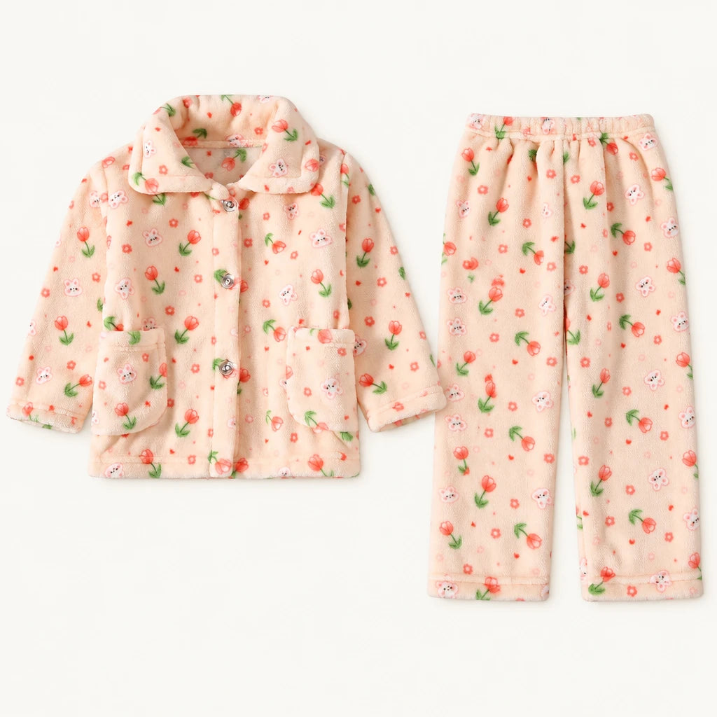 Pyjama Enfant En Flanelle Polaire