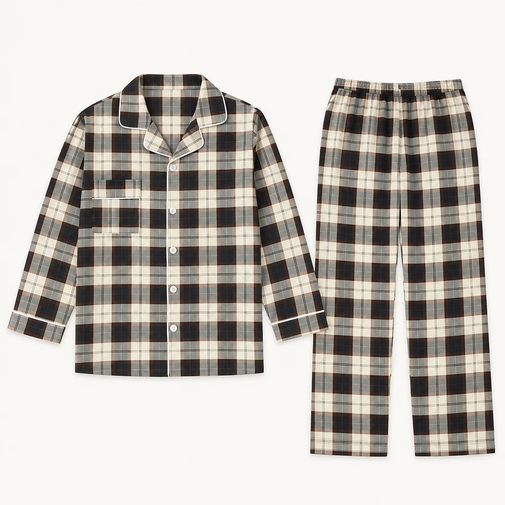 Pyjama Ensemble À Carreaux