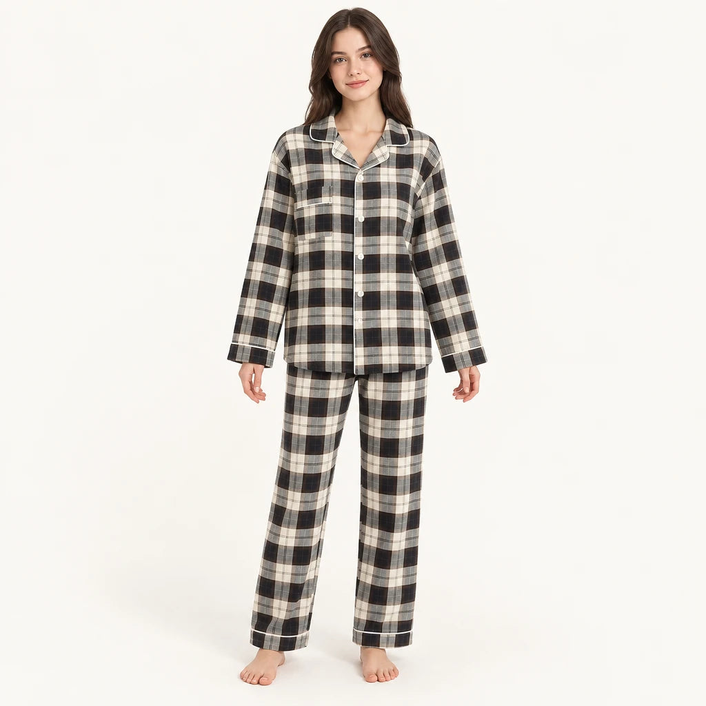 Pyjama Ensemble À Carreaux