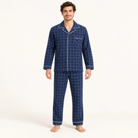 Pyjama Homme Coton Carreaux
