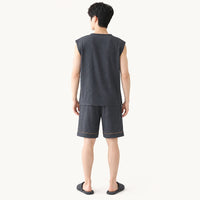 Pyjama Homme Sans Manches En Coton